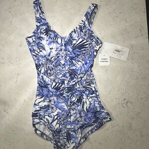 Blue & white bathing suit new